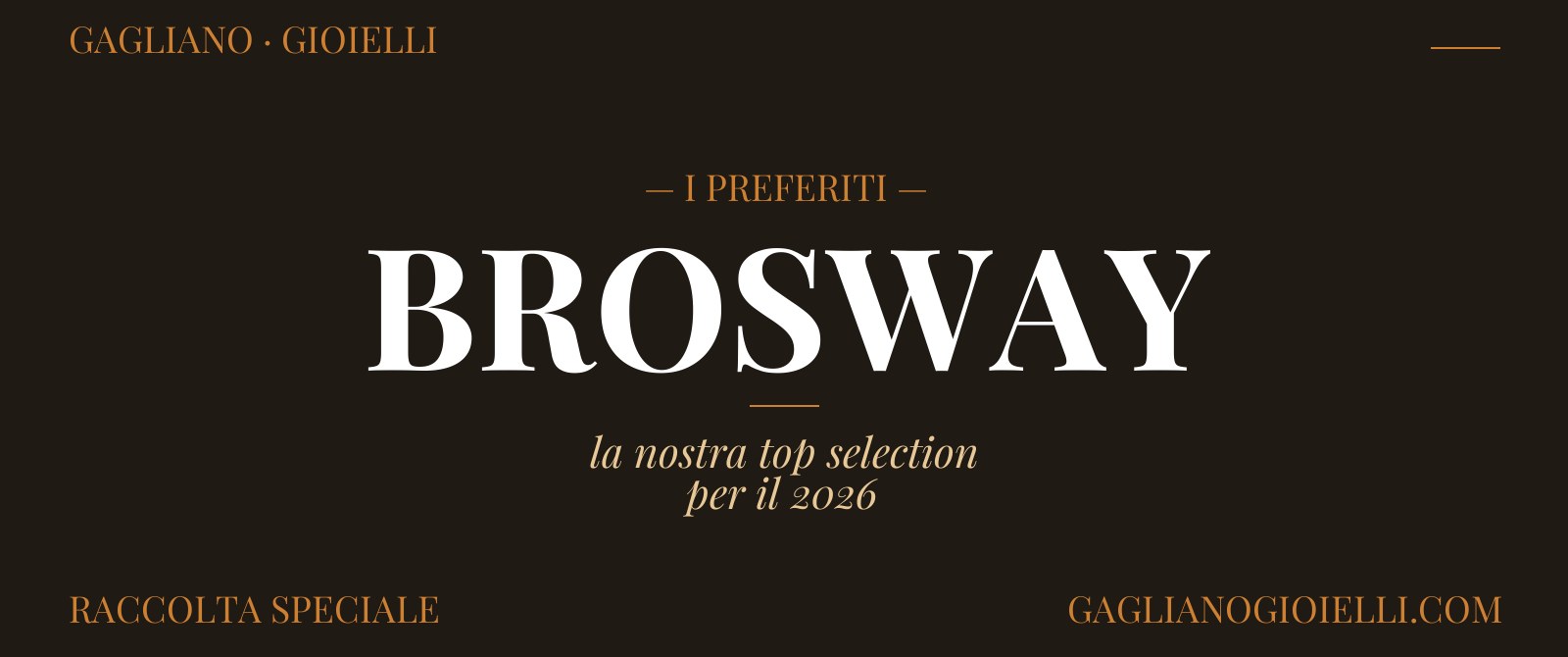 Classifica gioielli BROSWAY 2026: i 10 best seller