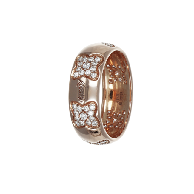 recarlo Classici xc 002/075r anello fascia giopaoli oro rose'