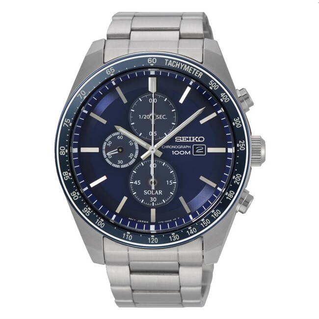 Orologio Solare SEIKO Solar Ssc719p1 Acciaio 43 mm Uomo