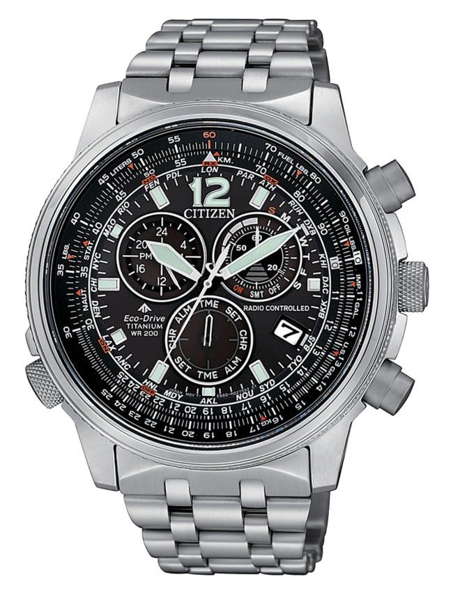 citizen Pilot Titanio cb5850-80e