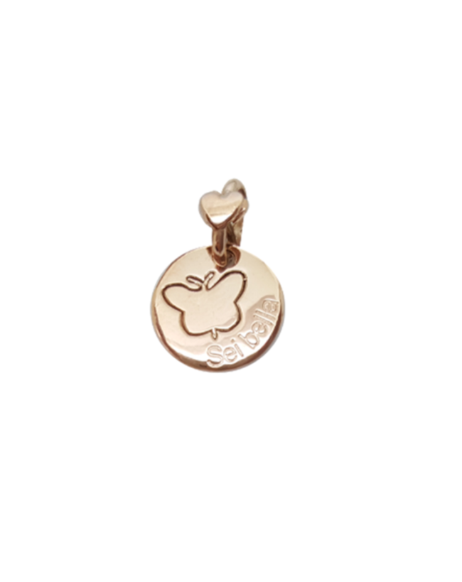 dodo mariani Le Cialdine ds202.r farfalla cialdina incisa oro rosa 9kt