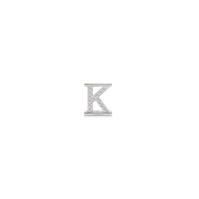 eleonora giordani Lettera eg0011 lettera zirconata k