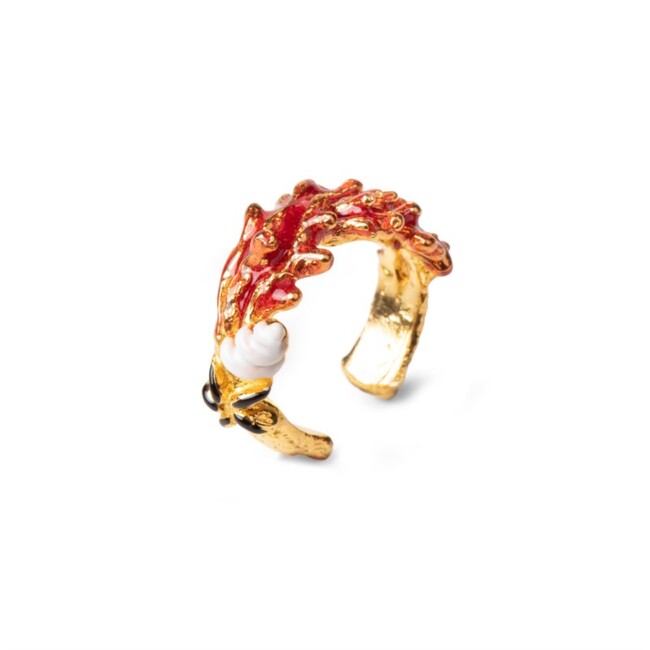 isola bella Earcuff D-Javu' 20001039 earcuff d-javu’ corallo con smalti