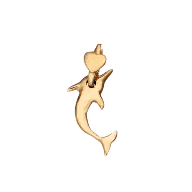 dodo mariani I Cuccioli a201.g delfino oro giallo 9kt