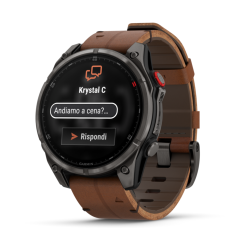 Orologio Cardiofrequenzimetro Cassa Polimeri Garmin Fenix 8