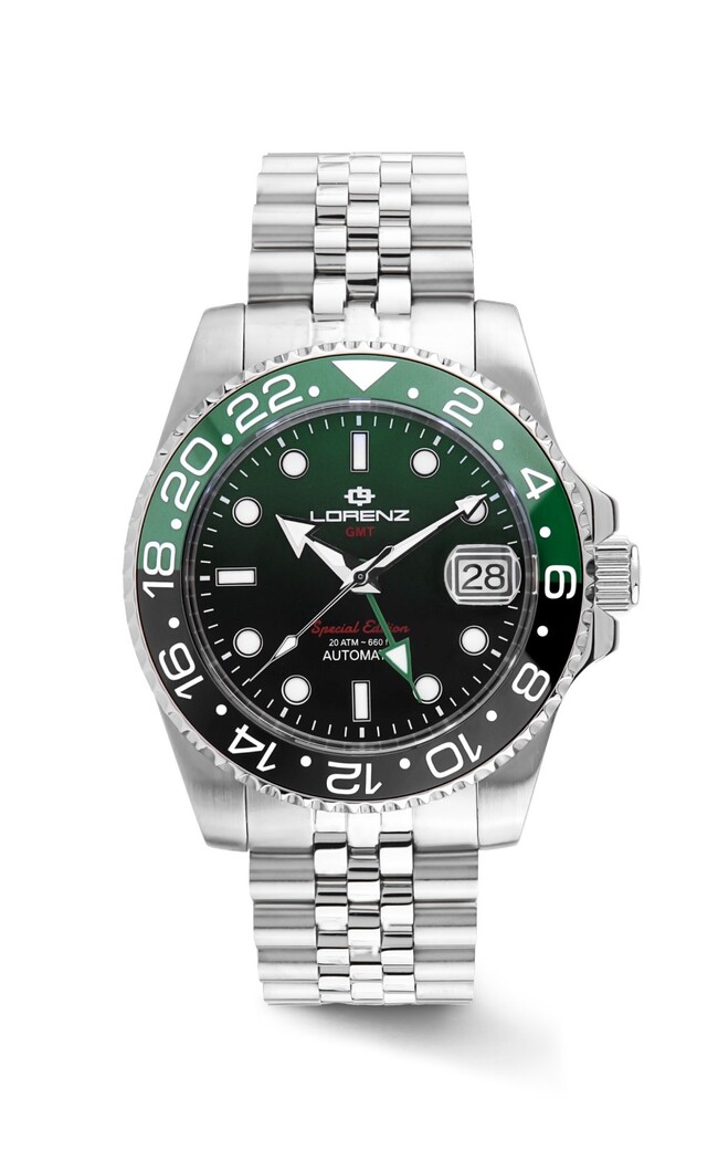 lorenz Gmt Two Time Zone 030257cc