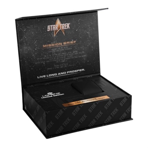 Orologio Solo tempo Cassa Acciaio nero Lorenz Star Trek