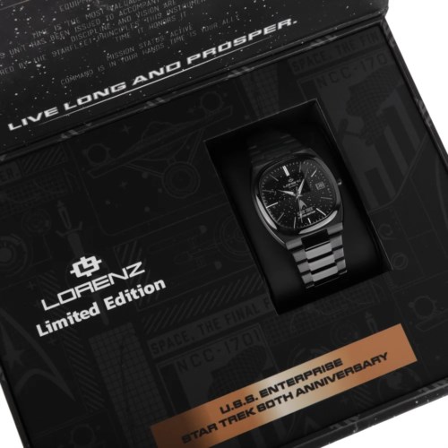 Orologio Lorenz Cassa Acciaio nero