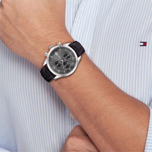 Orologio Cronografo Cassa Acciaio Tommy Hilfiger kane