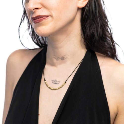 Collana Marlu' Tessuto 18CN127G-N