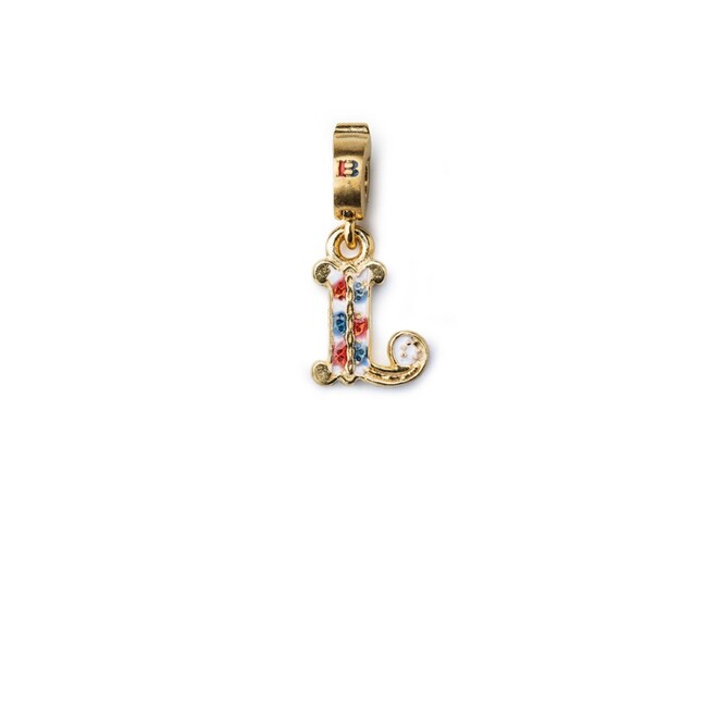 isola bella Charms letterina 20000724 iniziale l dorata