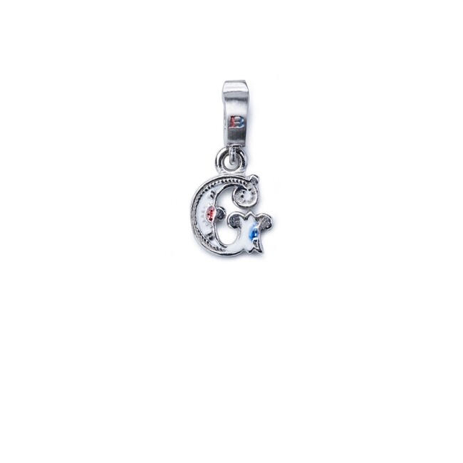isola bella Charms letterina 20000742 iniziale g rodiata