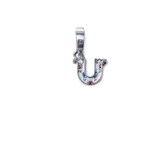 isola bella Charms letterina 20000755 iniziale u rodiata