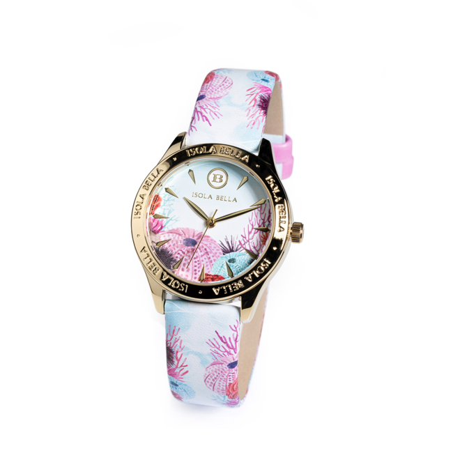 isola bella orologio 40000119 orologio easy riccio/corallo