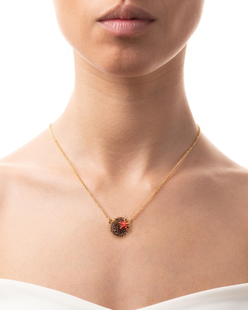 Collana Isola Bella Ottone 60000093 Collana Riccio/stella Smalti