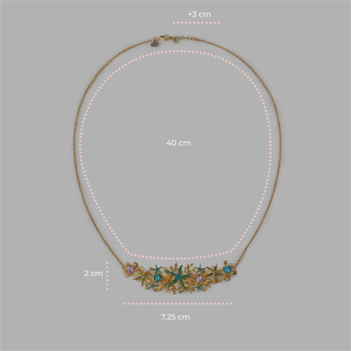 Collana Isola Bella Bronzo 60000094 Collier Stelle di Mare Smalti
