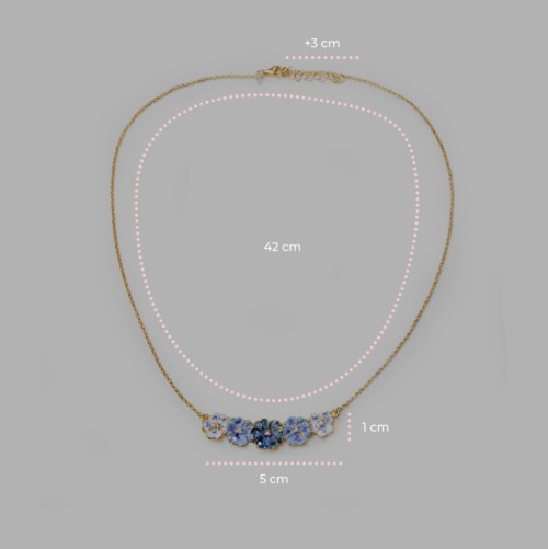 Collana Donna Isola Bella 60000098 Mini Collier Violetta Smalti