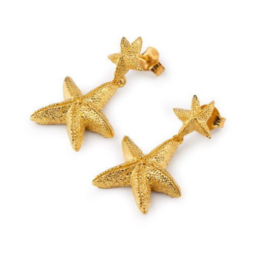 Orecchini Donna Isola Bella 60000112 Orecchini Gold Doppia Stella Marina