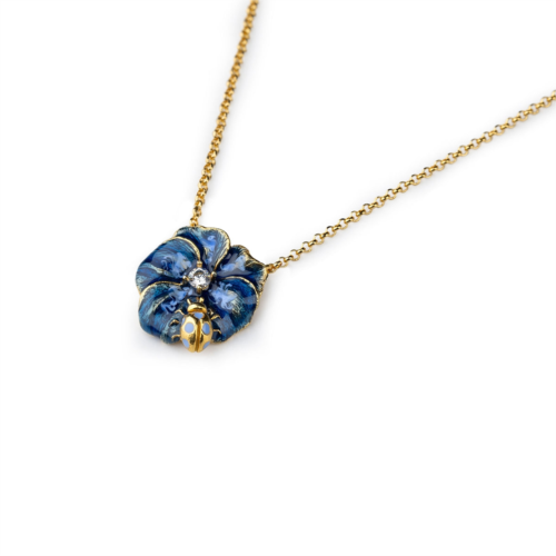 Collana Donna Isola Bella 60000122 Collana Violetta/coccinella Smalti