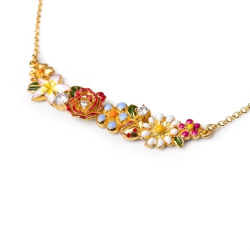 Collana Donna Isola Bella 60000138 Mini Collier Giardino Fiorito Smalti