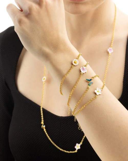 Bracciale Isola Bella 60000159 Bracciale Rolo' Farfalla Smalti