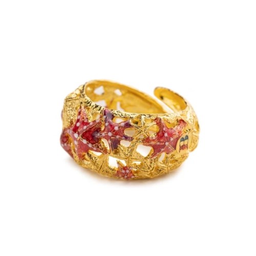 Anello Donna Isola Bella 60000171 Anello Fascia Stelle Marine Smalti