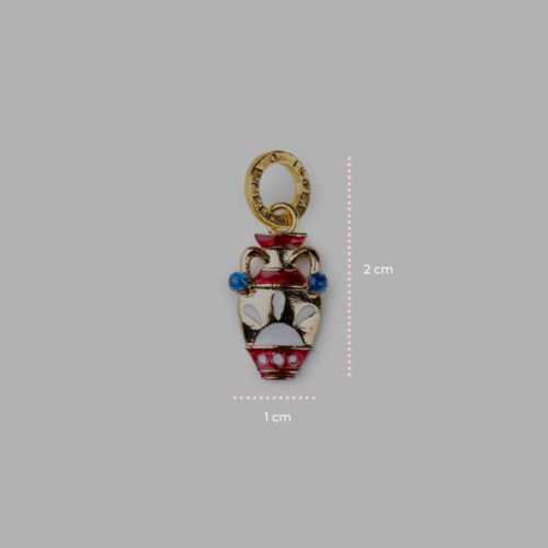 Ciondolo Isola Bella Ottone 60000203 Charm Bummulo Smalti