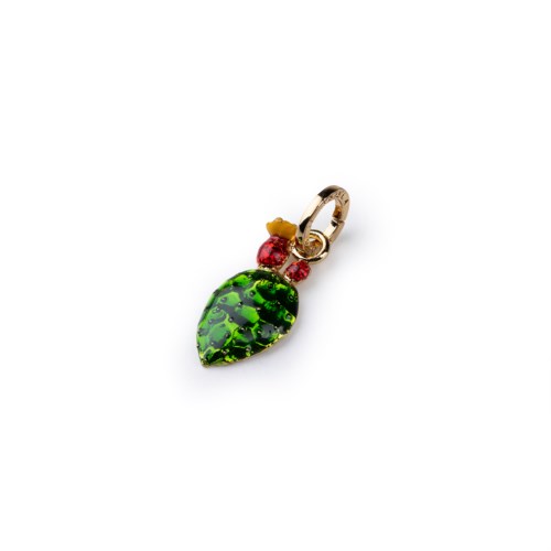 Ciondolo Donna Isola Bella 60000205 Charm Pala di Fico Smalti