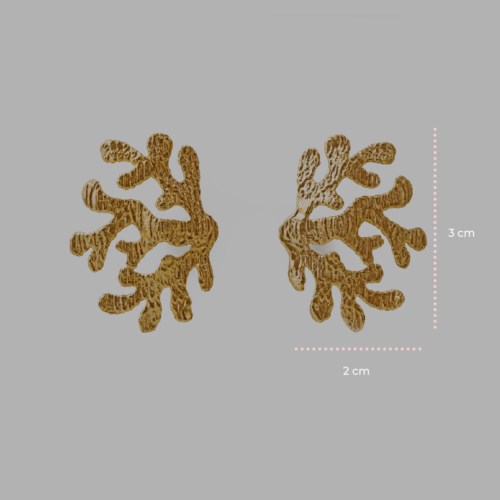 Orecchini Isola Bella Ottone 60000235 Orecchini Gold Coralia