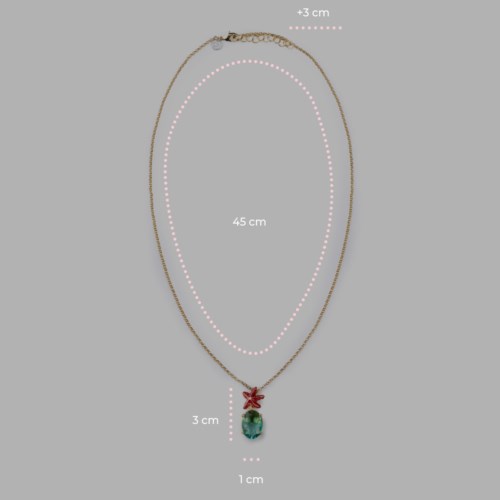 Collana Isola Bella Ottone 60000238 Collana Stella Marina Gemma