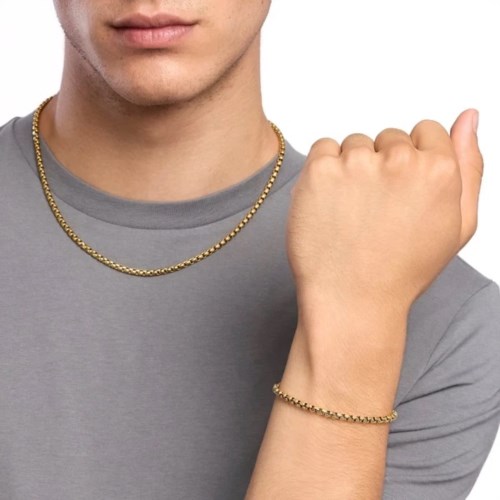 Bracciale Acciaio dorato Kidult Style