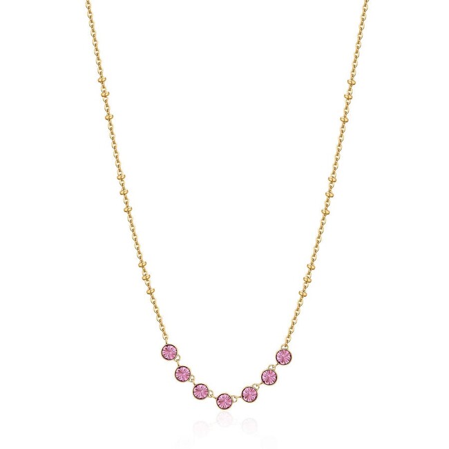 Brosway Collana Girocollo Symphonia In Acciaio 316L E Cristalli - Modello BYM161, Ipoallergenica, Idea Regalo Donna