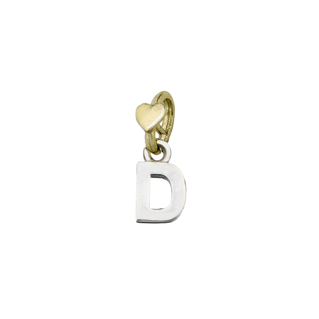 dodo mariani Lettere lne10k.g-d contromaglia oro giallo 9kt