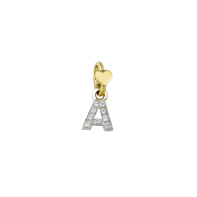 dodo mariani Lettere lz10k.g-a contromaglia oro giallo 9kt