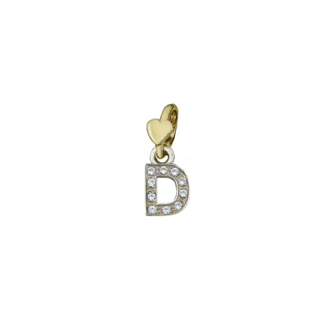 dodo mariani Lettere lz10k.g-d contromaglia oro giallo 9kt