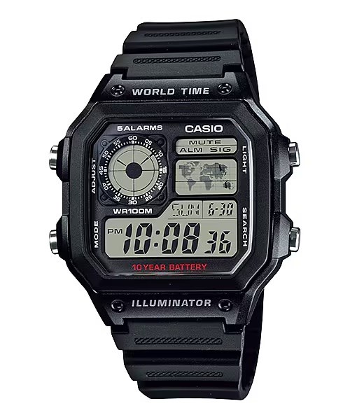 casio timeless Ae-1200 ae-1200wh-1avef