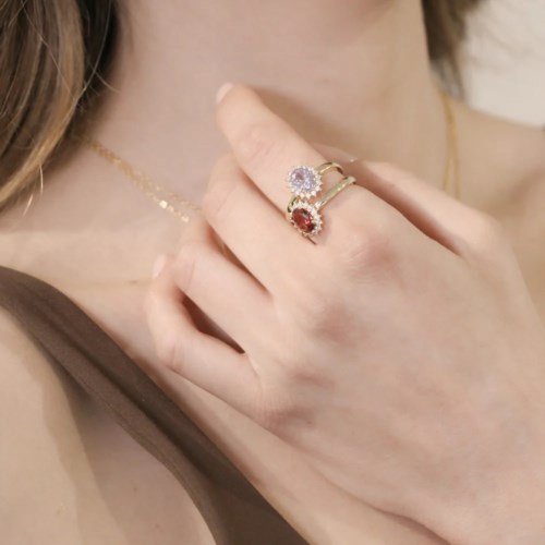 Anello Donna Amen ANLDPGBLA2