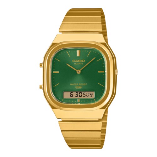 Orologio Casio Vintage Aq-240 AQ-240EG-3AEF dettagli