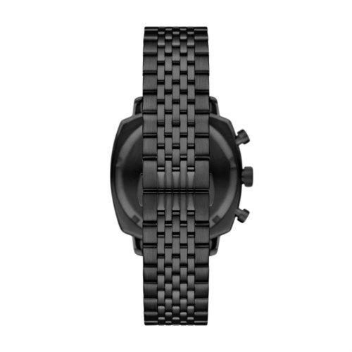 Orologio Cronografo Cassa Acciaio nero Emporio Armani Carlo