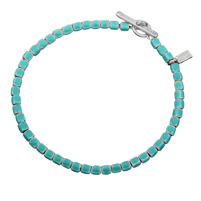 dodo mariani Le Basi br22s-18 bracciale sampietrini smaltati turchese