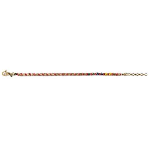 Bracciale Unisex Isola Bella Bracciale Dj Sogno Rosso Smalti