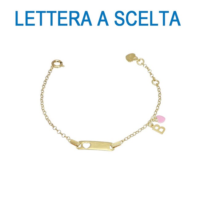 dvccio Autunno Inverno brbabyrosaag/g cuore rosa lettera