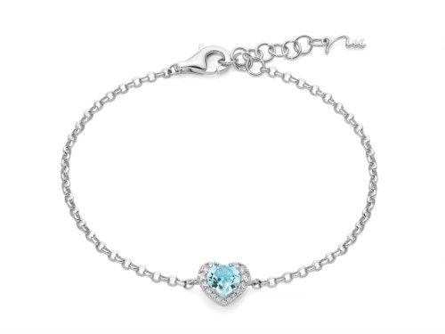 Bracciale Miluna gemma del cielo 925 BRD1252 dettagli