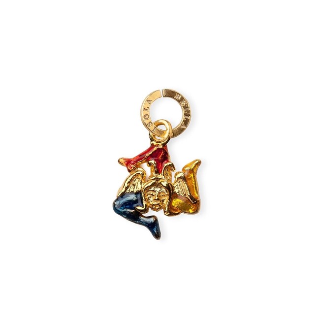 isola bella charms d-javu' 20000624 charms trinacria dorato d-javu'