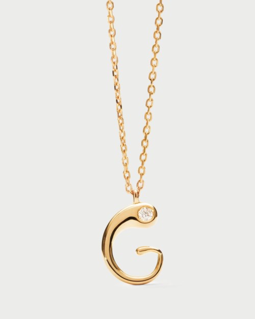 Collana Pdpaola iniziali CO01-B80-U dettagli