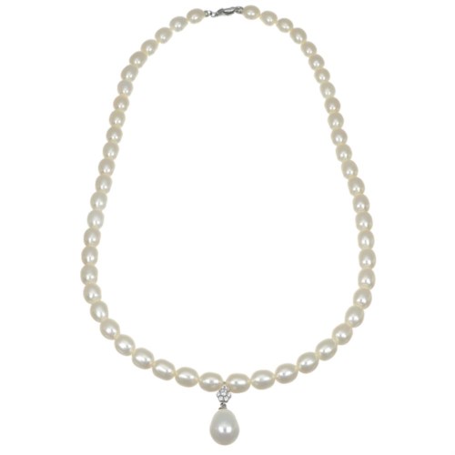 ambrosia ORO E PERLE COLLANA afp 003