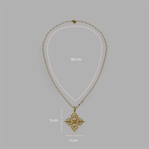 Collana Isola Bella Bronzo COLLANA BAROCCO GOLD