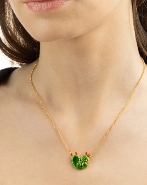 Collana Donna Isola Bella Collana Fico D'india Smalti