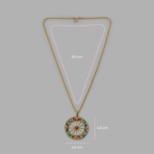 Collana Isola Bella Ottone COLLANA RUOTA ANNIVERSARY