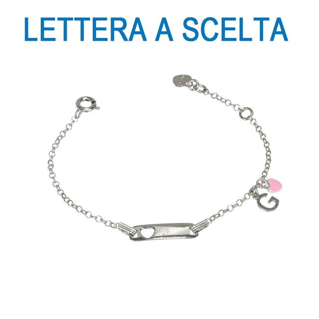 dvccio Autunno Inverno brbabyrosaag/w cuore rosa lettera